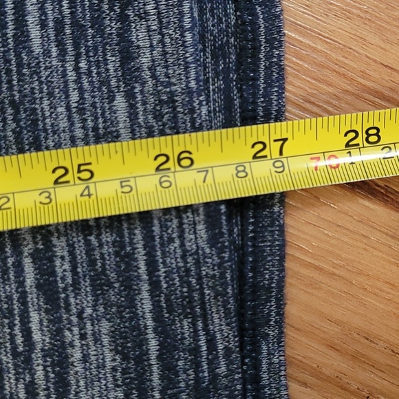 Small, Dynamite, Blue long sleeve casual top. Half zipper front. - Picture 6 of 7